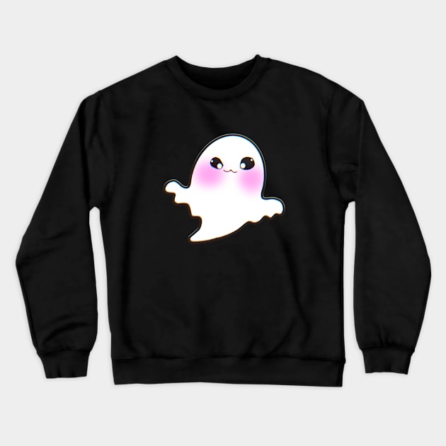 Cute Ghost Boo Sheet Crewneck Sweatshirt by ROLLIE MC SCROLLIE